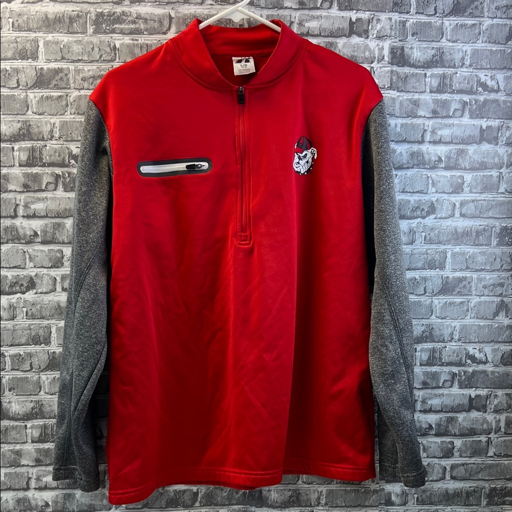 Men's Georgia Bulldogs quarter zip shirt